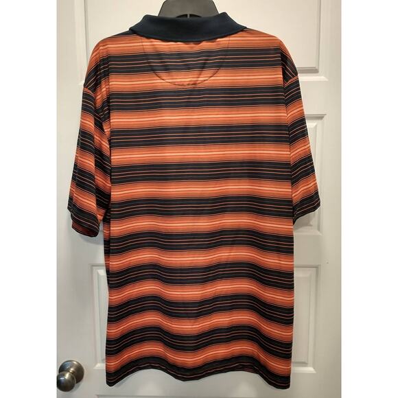 MLB Genuine Merchandise Detroit Tigers Polo. Men's XL. Orange/Blue. - Picture 4 of 7